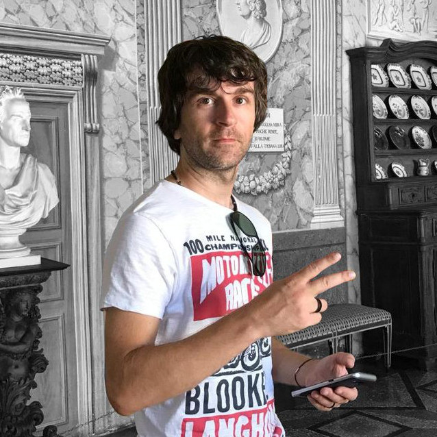 A funny portrait of Davide Morra